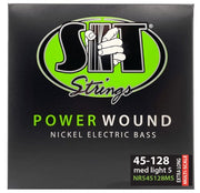 SIT NR545128MS 5-String Power Wound Nickel Bass Strings – Extra Long Multi-Scale