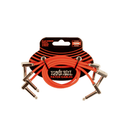 Ernie ball Flat Ribbon Patch Cable Red - 3 Pack