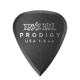 Ernie ball Prodigy Guitar Picks - 1.5mm Black - 6 Pack
