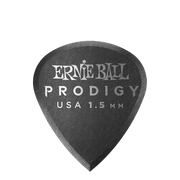 Ernie ball Prodigy Guitar Picks - 1.5mm Black - 6 Pack