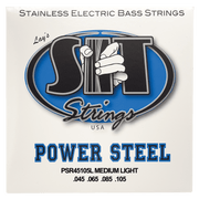 SIT PSR45105L 4-String Power Steel Stainless Steel Bass Strings