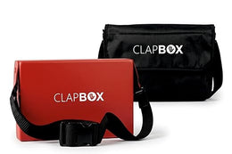 Clapbox Lap Cajon - with Bag & Strap, Red | Clapbox with Rich Bass & Crisp Snare | Play on Lap or Standing | Compact Cajon for Musicians, Buskers & Travel