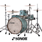 Sonor SQ1 322 Birch 4 Piece  Drum Kit Shell Set  Cruzer Blue Made In Germany