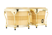 Meinl WB200NT-G, Wooden Bongo, Gold Hardware Natural
