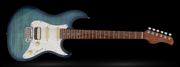 Sire Larry Carlton S7 FM 6-String Electric Guitar, Transparent Blue