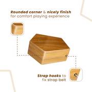 Hype String CTM100 Acoustic Mini Travel Double Sided Cajon