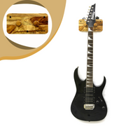 Hype String Guitar Wall Hanger Solid Wood Hanger With Pick Holder