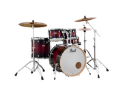 Pearl Decade Maple, 5-Pcs, Hybrid Shell Pack, Drum Set - Gloss Deep Red Burst DMP9255P/C (261)