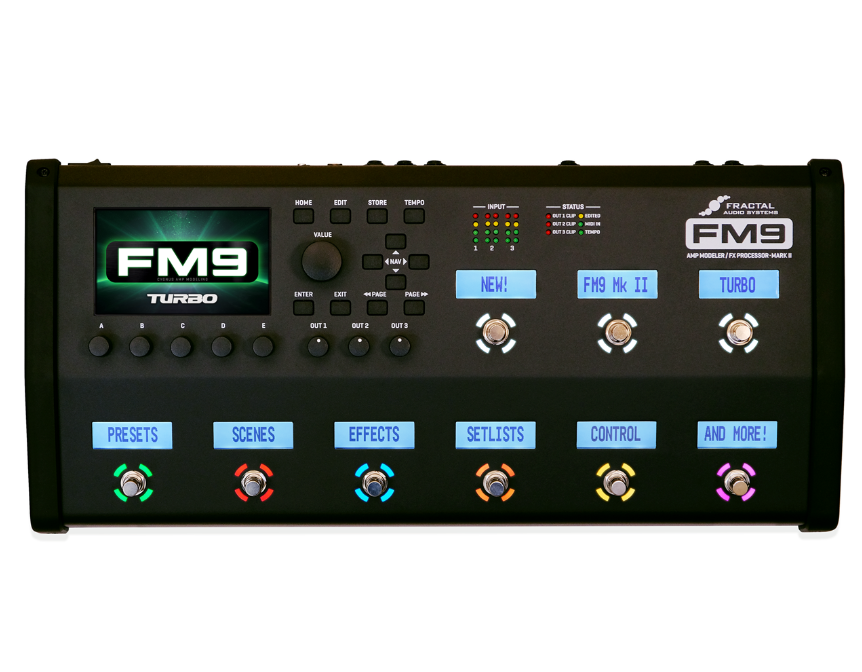 Fractal Audio FM9 Turbo Amp Modeler Multi Effects Guitar Processor ...