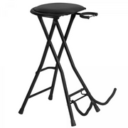 On-Stage DT7500 Guitarist Stool With Foot Rest - Black