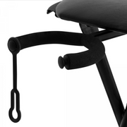 On-Stage DT7500 Guitarist Stool With Foot Rest - Black