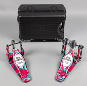Tama Iron Cobra HP900PWMCS Power Glide Twin Pedal, Coral Swirl