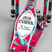Tama Iron Cobra HP900PWMCS Power Glide Twin Pedal, Coral Swirl