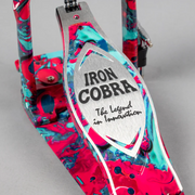 Tama Iron Cobra HP900PWMCS Power Glide Twin Pedal, Coral Swirl