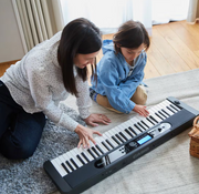 CASIO CT-S400 61-Keys Advanced Keyboard , Casio Music Space APP and AiX Sound Source - Black (Adapter Included))