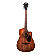 Cort AF500C Standard Series Cutaway 6-String Acoustic Guitar with Free Bag