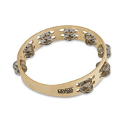 TOCA T1010 Wood Double Row Tambourine Nickel