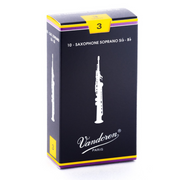 Vandoren SR203 - Traditional Soprano Saxophone Reeds - 3.0 (10-pack)