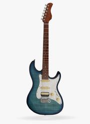 Sire Larry Carlton S7 FM 6-String Electric Guitar, Transparent Blue