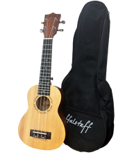 Soprano Ukulele with Bag , 21 inch Halstaff Free Shipping