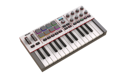 Akai MPK MINI MK4 Compact Midi Keyboard and Pad MIDI Controller White