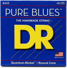 DR Strings PB5-45 Pure Blues Medium 45-125 5-String Bass Guitar Strings