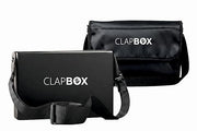 Clapbox Lap Cajon - with Bag & Strap, Red | Clapbox with Rich Bass & Crisp Snare | Play on Lap or Standing | Compact Cajon for Musicians, Buskers & Travel