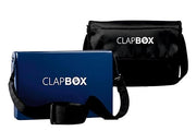 Clapbox Lap Cajon - with Bag & Strap, Red | Clapbox with Rich Bass & Crisp Snare | Play on Lap or Standing | Compact Cajon for Musicians, Buskers & Travel