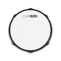 Clapbox Rudiment Practice Pad (12 inches) with Drum Ring for Real Feel (Practice Pad Only) - CRPP