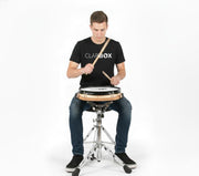 Clapbox Rudiment Practice Pad (12 inches) with Drum Ring for Real Feel (Practice Pad Only) - CRPP