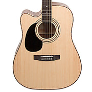 Cort AD880CE Left Handed Electro-Acoustic Guitar - Natural Satin