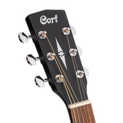 CORT Acoustic Guitar EARTH60M Open Pore Trans Black Burst
