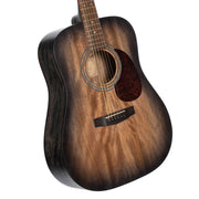 CORT Acoustic Guitar EARTH60M Open Pore Trans Black Burst
