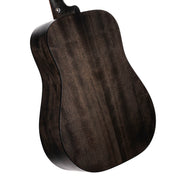 CORT Acoustic Guitar EARTH60M Open Pore Trans Black Burst