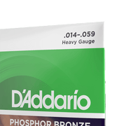 D ADDARIO 14-59 Heavy Acoustic Guitar Strings EJ18