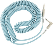 FENDER Original Series, 30FT Coil Instrument Cables (Fiesta Red , Daphne Blue , Surf Green)