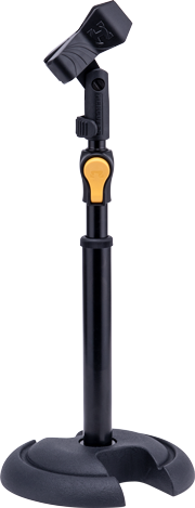 Hercules,Table Top Mic Stand,Round Base MS 100B PLUS