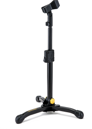 Hercules MS300B LOW PROFILE STRAIGHT MICROPHONE STAND W/EZ MIC CLIP