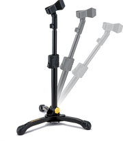 Hercules MS300B LOW PROFILE STRAIGHT MICROPHONE STAND W/EZ MIC CLIP