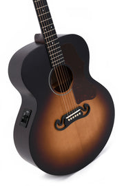 Sigma GJM-SGE 6-String Acoustic Guitar, Satin Sunburst