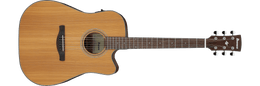 IBANEZ Semi Acoustic Guitar AW65ECE - Natural Low Gloss