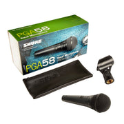 SHURE Microphone Cardiod Dynamic Vocal Microphone (Less Cable) PGA58LC