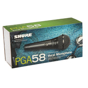 SHURE Microphone Cardiod Dynamic Vocal Microphone (Less Cable) PGA58LC