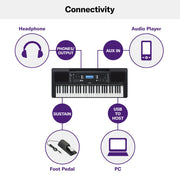 Yamaha PSR-E373 Portable Keyboard With 61 Keys