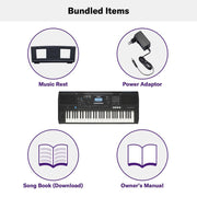 Yamaha PSR-E473 Portable Keyboard With 61 Keys