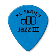 Dunlop 498P1.0 Tortex Jazz III XL, Blue, 1.0mm, 12/Player's Pack