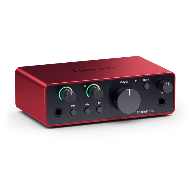 DTM・DAW Focusrite Scarlett Solo Gen4 FOCUSRITE Scarlett Solo (4th Gen) – ChennaiMusicals