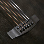 Cort Modern Black Semi Acoustic Guitar - TBK (Trans Black Gloss)