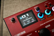Boss VE22 Vocal Effects performer and Looper Pedal processor