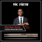 Vic Firth 85A American Classic Darshan Doshi Signature Drumsticks - Wooden Tip